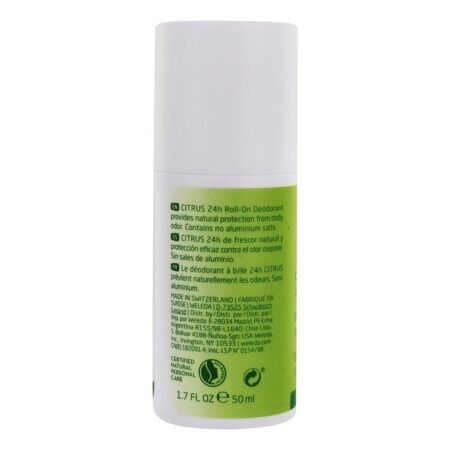 24 Roll Hour On Deodorant Citrus - 1.7 fl. oz. Weleda - Imagem 4