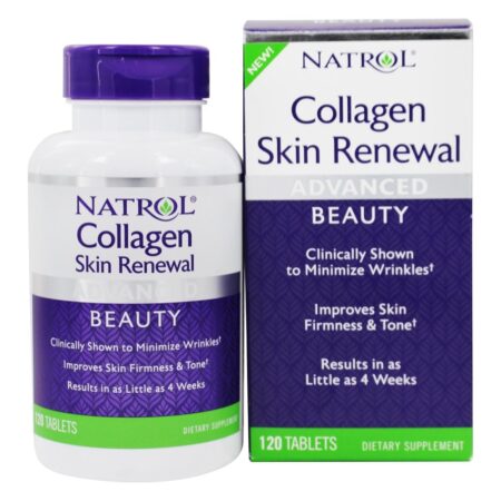 Renovação da pele de colágeno Advanced Beauty - 120 Tablets Natrol