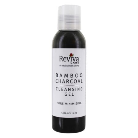 Gel De Limpeza De Carvão De Bambu - 4 fl. oz. Reviva Labs