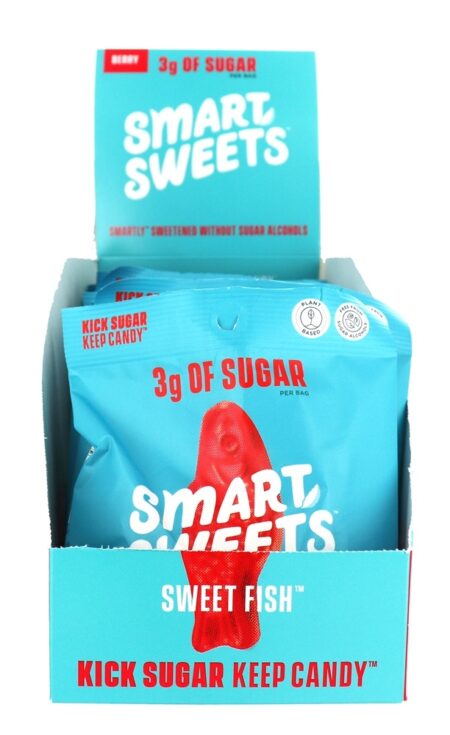 Sweet Fish Gomas Com Sabor de Frutas - 12 Malas SmartSweets