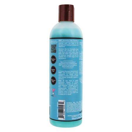 Restauração e Shampoo Cabelo Suave Argan - 12 fl. oz. OKAY Pure Naturals - Image 2