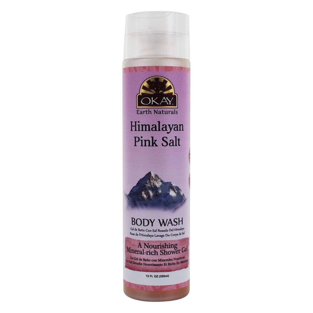 Lavagem do corpo Himalayan Pink Salt - 12 fl. oz. OKAY Pure Naturals