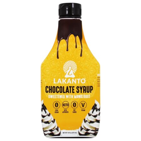 Xarope de Chocolate Adoçado com Monkfruit - 16 fl. oz. Lakanto