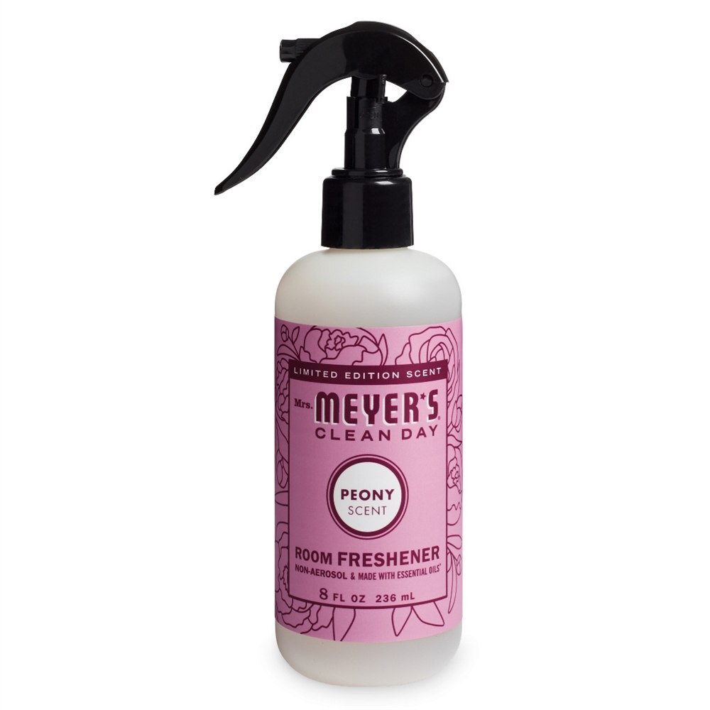 Limpe a sala de dia refrogerador Não-aerossol spray peônia - 8 fl. oz. Mrs. Meyer's