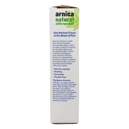 Arnicare Cream Homeopathic Medicine para alívio da dor Tamanho do valor - 4.2 oz. Boiron - Image 3