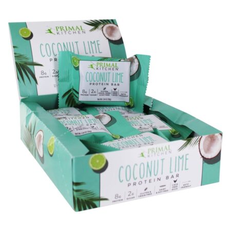 Keto Friendly Protein Bars Caixa De Coco Cal - 12 Barras Primal Kitchen