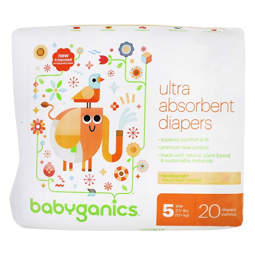 Estágio de Fraldas Ultra Absorventes 5 ( 27 + lbs) - 20 Fralda (s) Ba