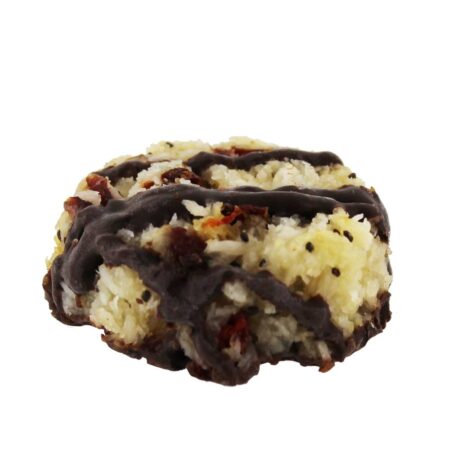 Mordidas De Coco Orgânicas Com Cranberries, Chia Seeds, Goji Berries & Chocolate - 5.25 oz. Jennies - Image 3