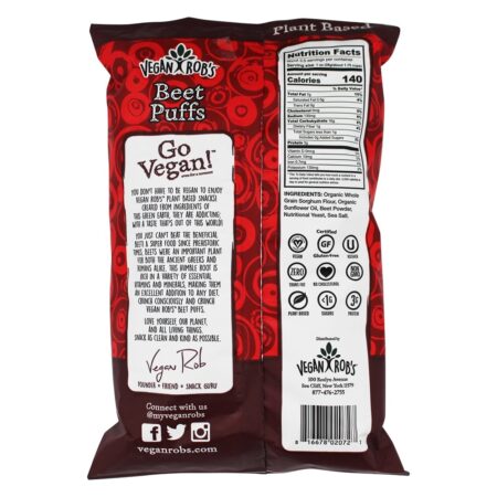 Sopros de beterraba - 3.5 oz. Vegan Rob's - Image 2