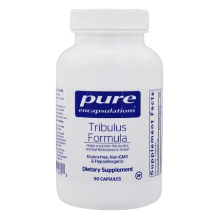 Suporte para nível de testosterona de fórmula de Tribulus - Cápsulas 90 Pure Encapsulations