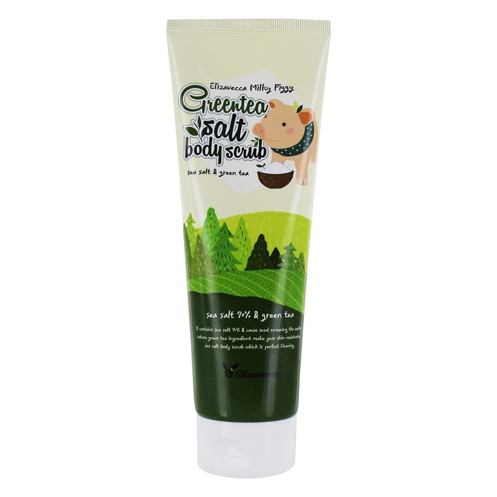 Esfoliação corporal de sal de chá verde - 300 ml. Elizavecca - Imagem 2