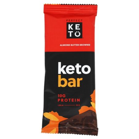 Caixa de Barras Keto Brownie de Manteiga de Amêndoa - 12 Barras Perfect Keto - Image 4