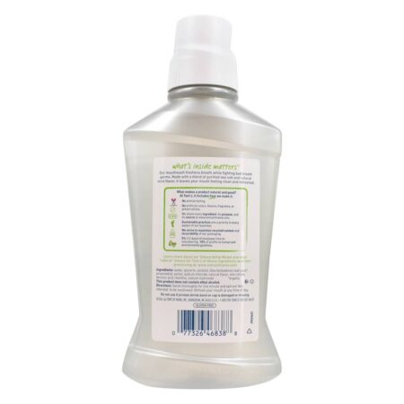 Sem álcool Natural Mouthwash Mar Sal Refrescante Menta - 16 fl. oz. Tom's of Maine - Image 2