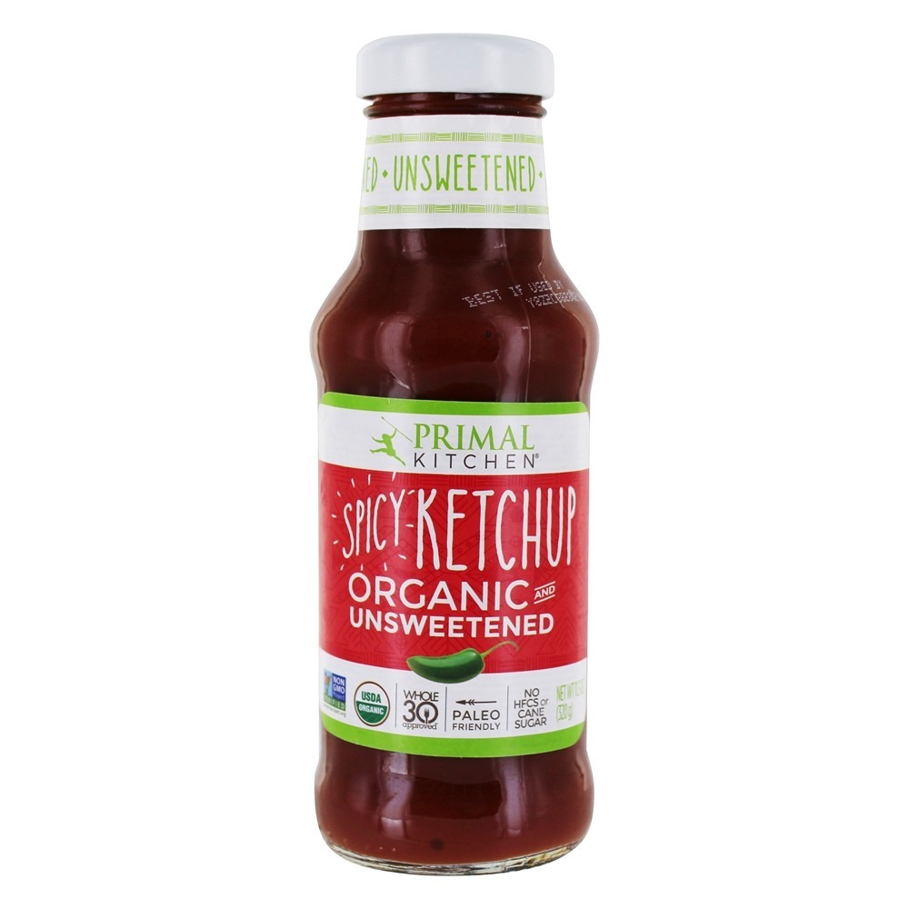 Ketchup Picante Orgânico Sem Açúcar - 11.3 oz. Primal Kitchen