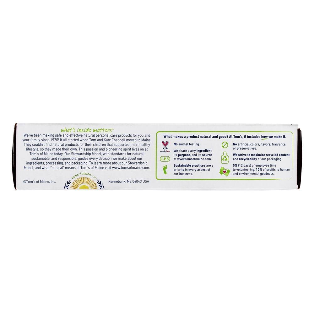 Creme dental branco luminoso natural com a hortelã limpa do fluoreto - 4 oz. Tom's of Maine - Imagem 3