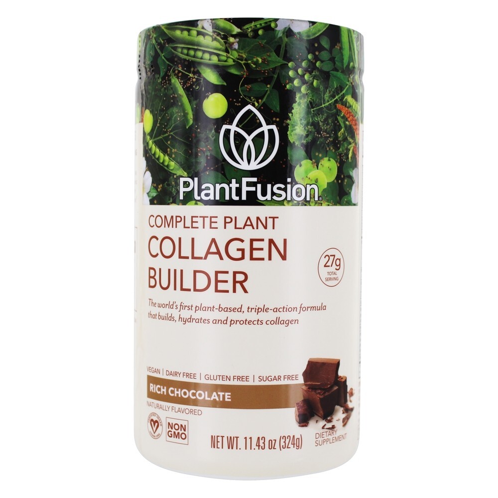Chão rico do pó do construtor completo do colagénio da planta - 11.43 oz. PlantFusion