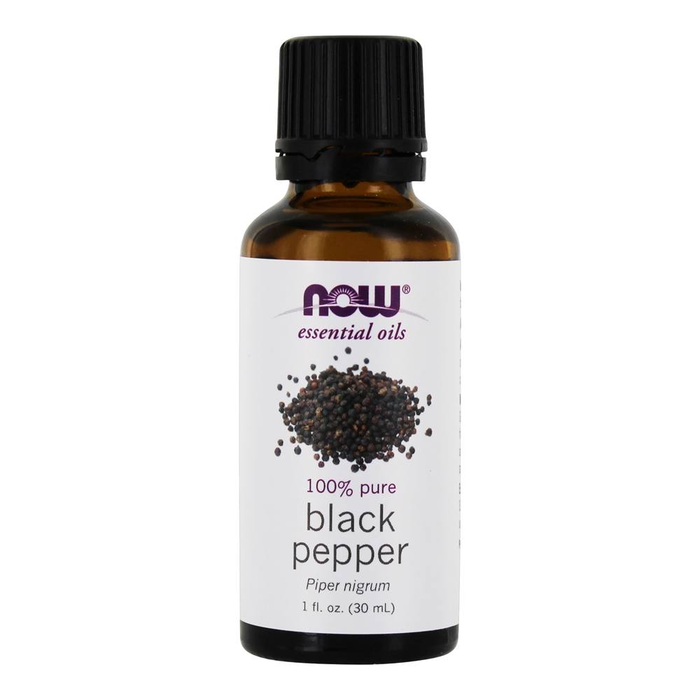 100 % Pure Óleo essencial de pimenta preta - 1 fl. oz. NOW Foods