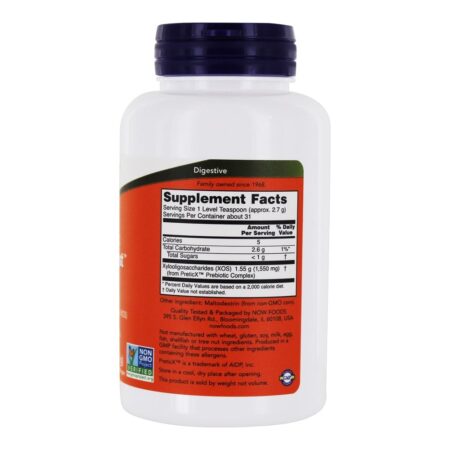 Prebiótico Bifido Boost Advanced Prebiotic Powder - 3 oz. NOW Foods - Image 2