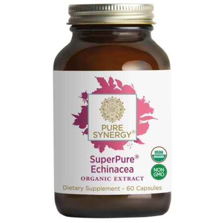 Extrato Orgânico SuperPure Echinacea - Cápsulas 60 Pure Synergy