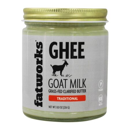 Leite de cabra Ghee Tradicional - 8 oz. Fatworks