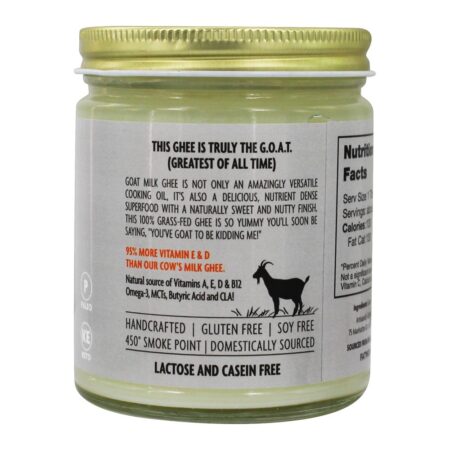 Leite de cabra Ghee Tradicional - 8 oz. Fatworks - Image 3