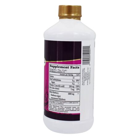 Sambucus Elderberry ACF Fórmula de Suporte Imune - 16 fl. oz. Buried Treasure Products - Image 2