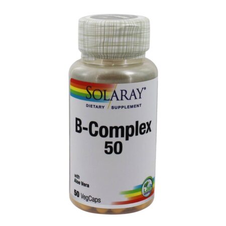 Complexo B de Vitamina 50 com Aloe Vera - 50 Cápsula (s) vegetal (s) Solaray