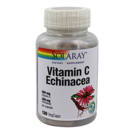 Vitamina C Echinacea - 120 Cápsula (s) vegetal (s) Solaray