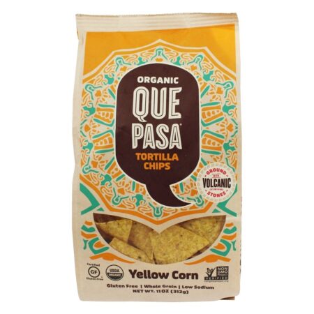 Organic Que Pasa Tortilla Chips De Milho Amarelo - 11 oz. Nature's Path Organic