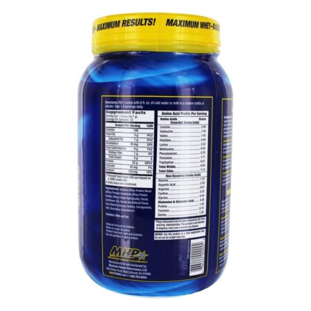 Maximum Whey 100 % Whey Protein Complex Chocolate em Pó com Leite - 2.02 lbs. MHP - Image 2