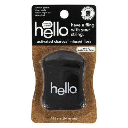 Carvão Ativado com Infusão de Floss Hortelã-pimenta Natural - 56.6 Quintal (s) Hello Products