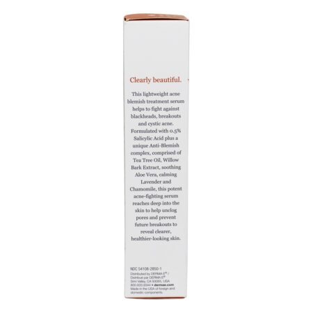 Soro de tratamento de controle de manchas de acne - 2 fl. oz. DERMA-E - Imagem 4