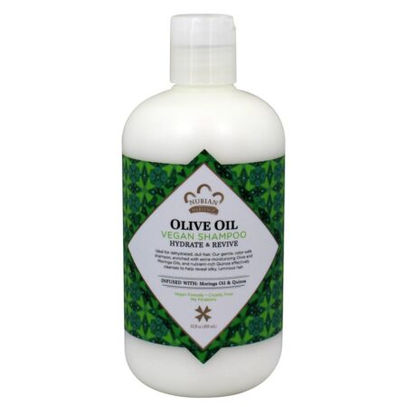 Hidratar & Reviver Shampoo Vegano Azeite - 12 fl. oz. Nubian Heritage