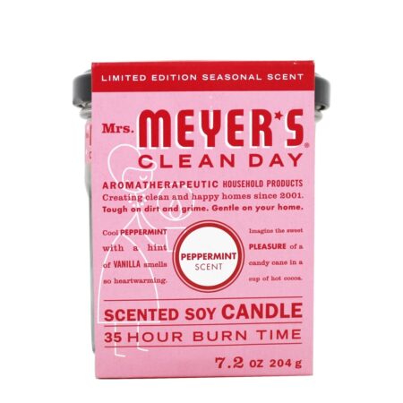 Dia limpo, perfumado, pimenta de soja, vela, hortelã - 7.2 oz. Mrs. Meyer's - Image 2