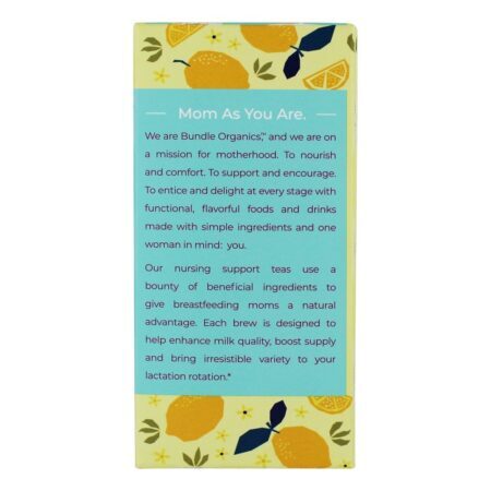 Leite Boost Tea Cardamomo De Limão - 20 Saquinhos de Chá Bundle Organics - Imagem 4