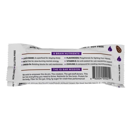 Cérebro + Body Bar Chip de Amêndoa Manteiga - 1.6 oz. IQ Bar - Image 3