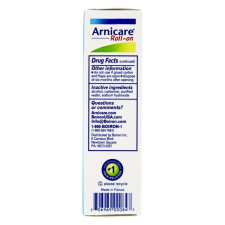 Arnicare Roll-On medicamento homeopático para alívio da dor - 1.5 oz. Boiron - Image 4