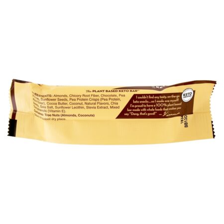 Planta baseada em Keto Bar Chocolate Mar Sal - 1.4 oz. Dang - Image 2