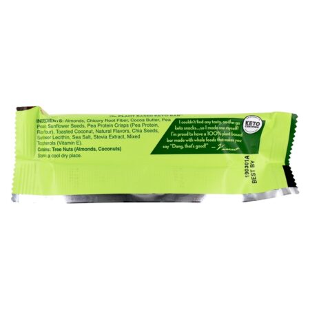 Coco à base de plantas Keto Bar torrado - 1.4 oz. Dang - Image 2