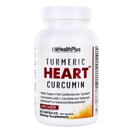 Curcumina Cúrcuma Coração 587 mg . - Cápsulas 60 Health Plus