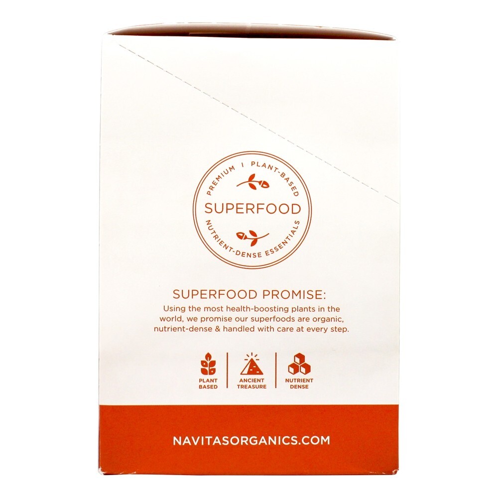Mistura orgânica da bebida do Superfood da bebida do Latte - Pacote 10 Navitas Organics - Imagem 4
