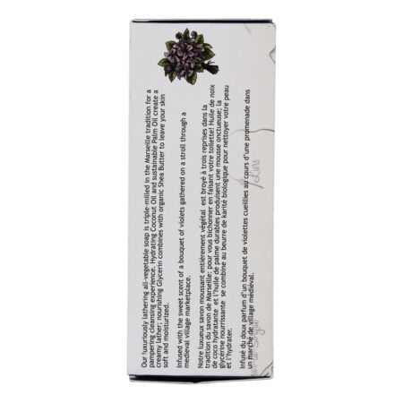 Sabonete de Barra Vegetal Violet Francês Bouquet - 6 oz. South of France - Image 4