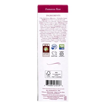 Leite de Limpeza Facial Damasco Rosa - 4 fl. oz. Badger - Image 3