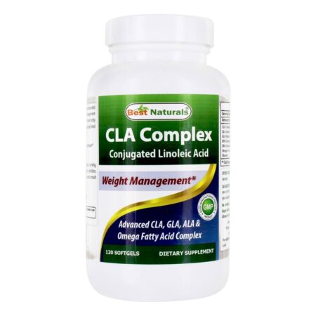 Fórmula de controle de peso de ácido linoléico conjugado complexo CLA - 120 Softgels Best Naturals