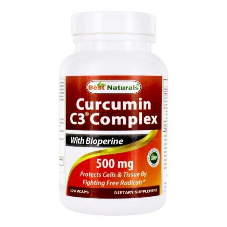 Curcumin C3 Complex com Bioperine 500 mg . - 120 VCap (s) Best Naturals