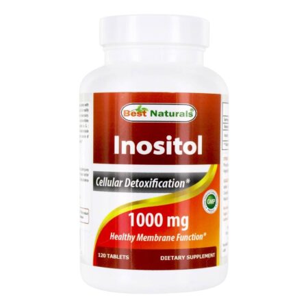 Fórmula de desintoxicação celular de inositol 1000 mg . - 120 Tablets Best Naturals