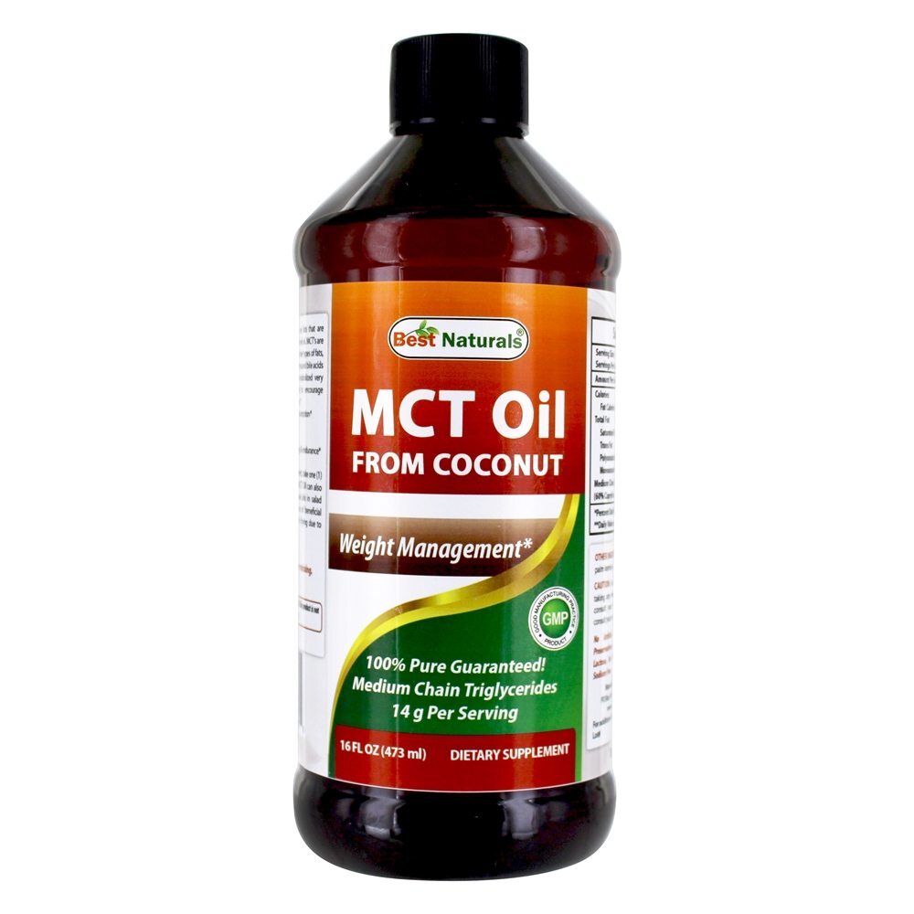 Suporte de MCT Oil from Coconut Weight Management - 16 fl. oz. Best Naturals