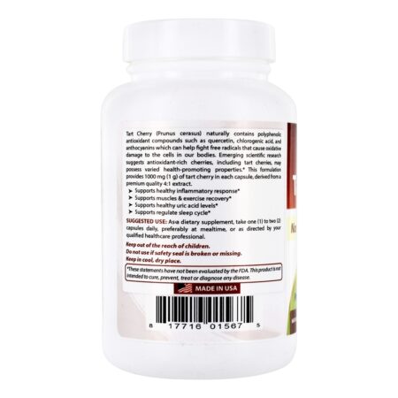 Fórmula Antioxidante Tart Cherry Nature 1000 mg . - 60 VCap (s) Best Naturals - Image 3