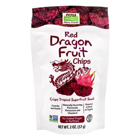 Chips de frutas de dragão vermelho - 2 oz. NOW Foods