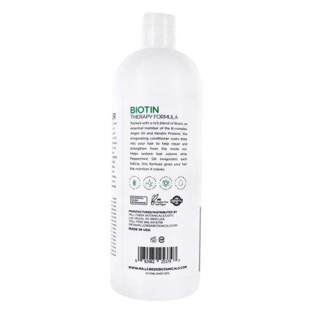 Condicionador da fórmula da terapia da biotina - 32 fl. oz. Mill Creek Botanicals - Image 3